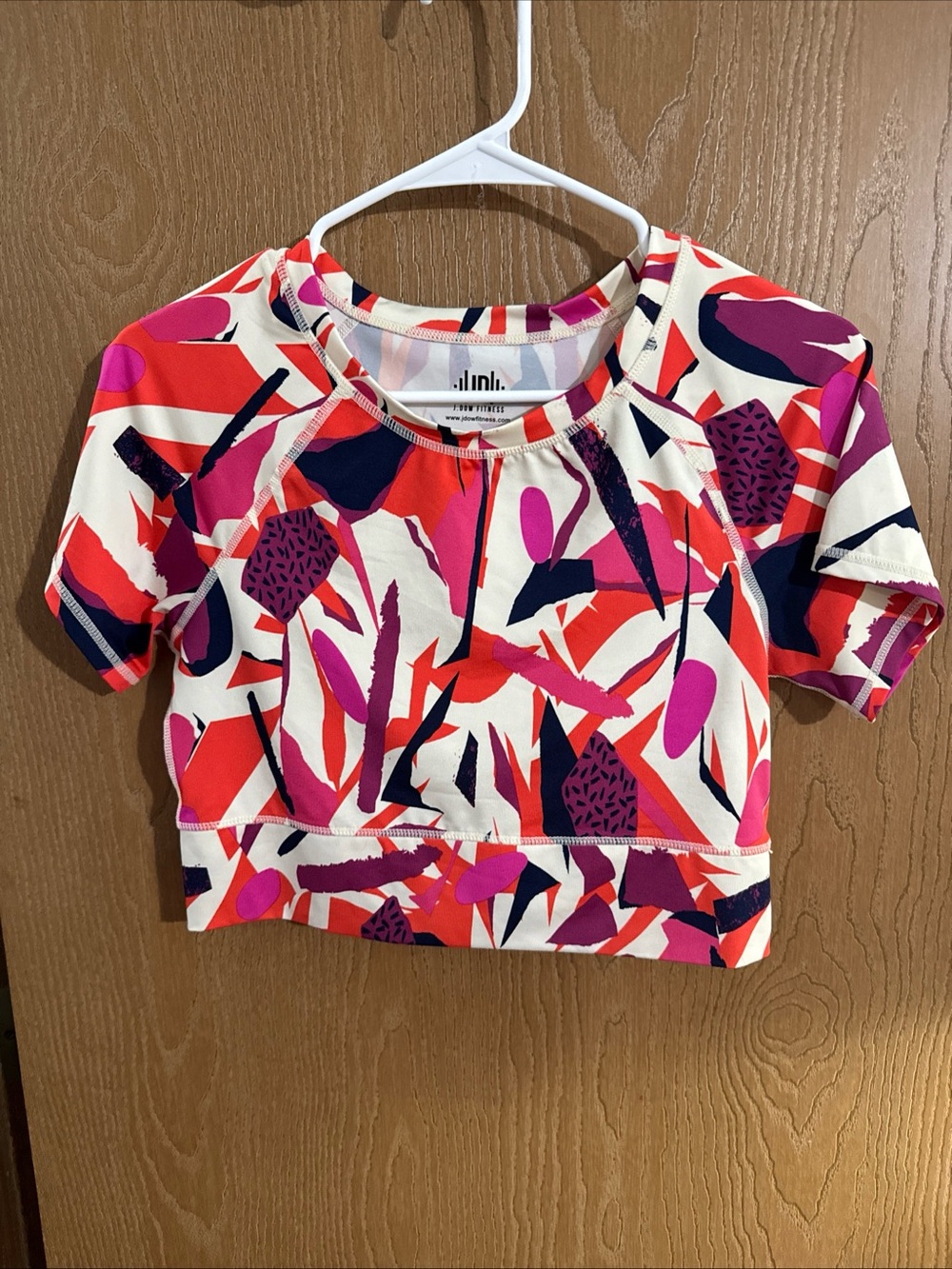 J.DOW FITNESS,  Black History Month - Women's L Short Sleeve Crop Top Shirt NWOT